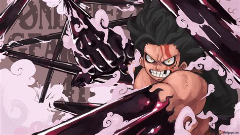 One Piece - Luffy Gear 4th Snakeman 4K wallpaper download