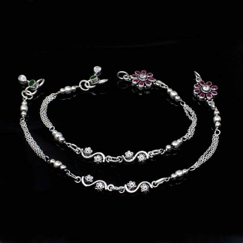 Silver Anklets - Karizma Jewels – Page 2