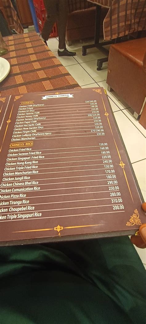 Menu at Habibi Restaurant, Ahmedabad