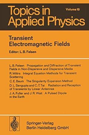 Buy Transient Electromagnetic Fields: 10 (Topics in Applied Physics ...