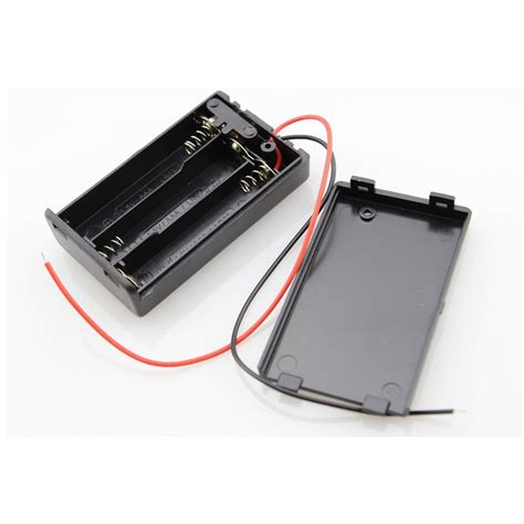 3 x 1.5V AA Battery Case Connector with Cover