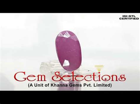 6.54 Ratti Natural New Burma Ruby with Govt. Lab Certificate-(3441 ...