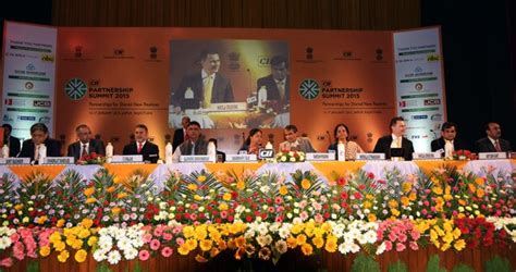 Stress on economic growth at CII Partnership Summit 2015 - India Today