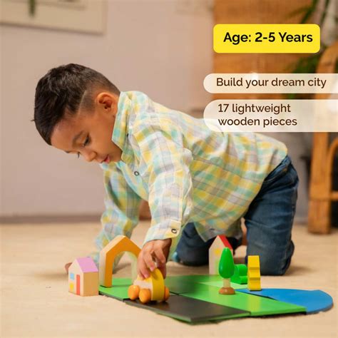 Wooden Puzzle Toys - Buy Build A City Wooden Puzzle Toy Set for 2-3 ...