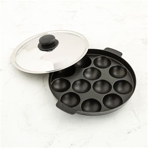 Buy Corsica Galle Aluminium Appam Patra with Lid - 26cm from Corsica by ...