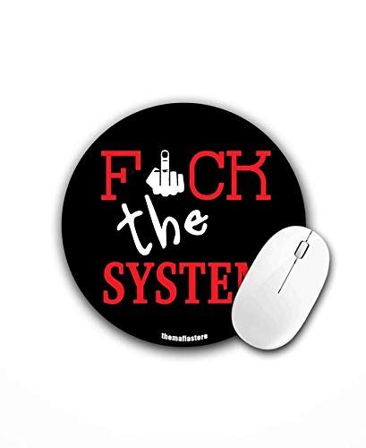 Shopping Monster Fcuk The System Printed Anti Skid Mouse Pad For PC ...