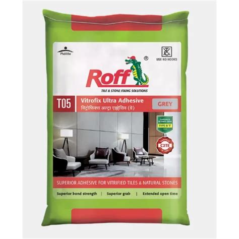 Buy T05 Roff Vitrofix Ultra Grey Tile Adhesive at an Attractive Price ...