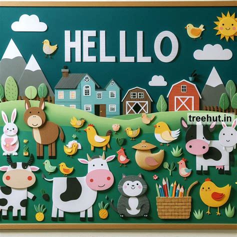 Farm Animals Bulletin Board Ideas, Door Decor, Hallway Display and ...