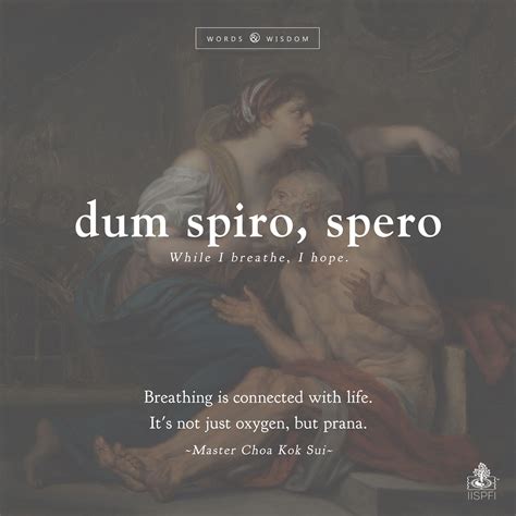 dum spiro, spero | Words, Wisdom, Spiro