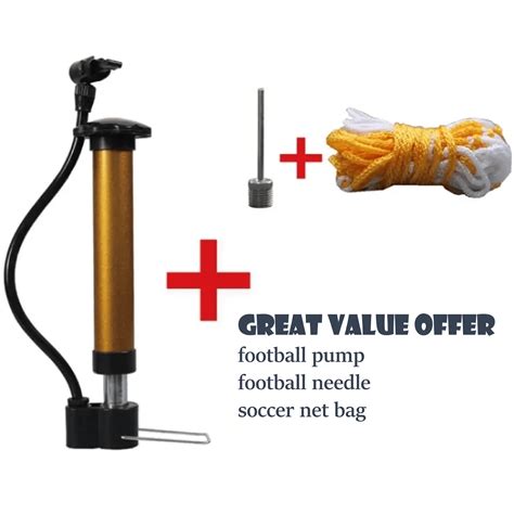 1 set of inflatable sports equipment includes a soccer ball pump, an ...