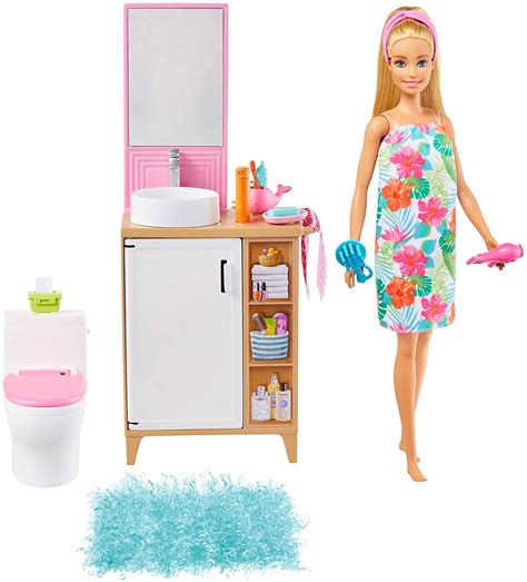 Barbie Bathroom doll set 2021 - YouLoveIt.com