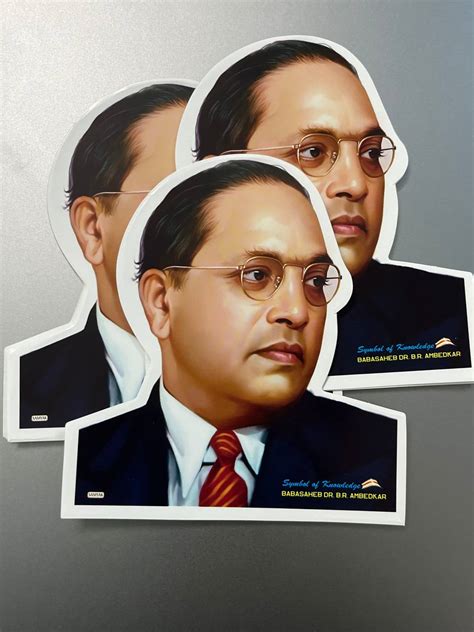 Dr Ambedkar HD Photo Sticker (10 piece) – Tathagat LIVE