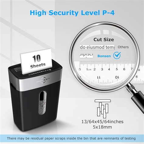 BONSEN Paper Shredder for Home Office, 4 Gallons India | Ubuy