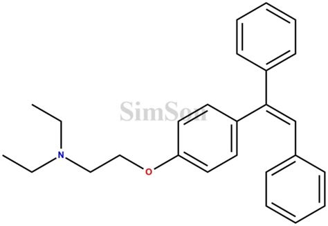 2-[4-(1,2-diphenylvinyl)Phenoxy]triethylamine | CAS No- NA | Simson ...