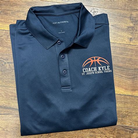 Personalized Basketball Coach Performance Polo Shirt - Etsy