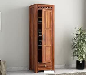 GCA1 WOODZONE Wooden Single Door Wardrobe for Bedroom | Wooden One Door ...