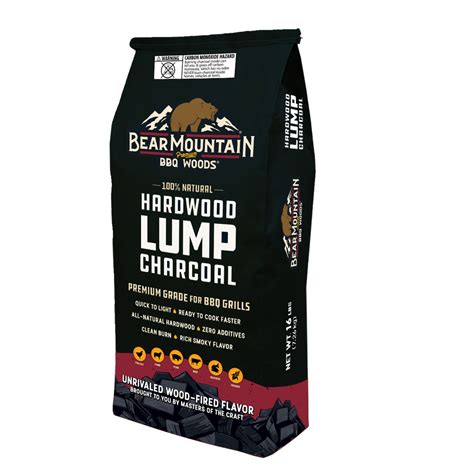 Hardwood BBQ Lump Charcoal - 16 LB – Bear Mountain BBQ