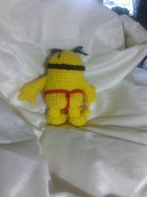 Crochet Minion Inspired Minion in a Thong Cute Butt Cheeks - Etsy