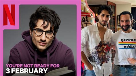 Nadaaniyan: Ibrahim Ali Khan Drops Poster In Geeky Look From Khushi ...