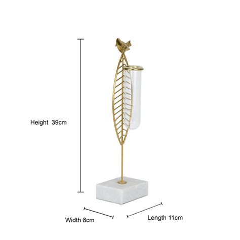 Avian Gold Leaf Bud Vase Planter – Maison Modern
