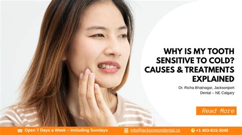 Why Is My Tooth Sensitive to Cold? | Jacksonport Dental Calgary