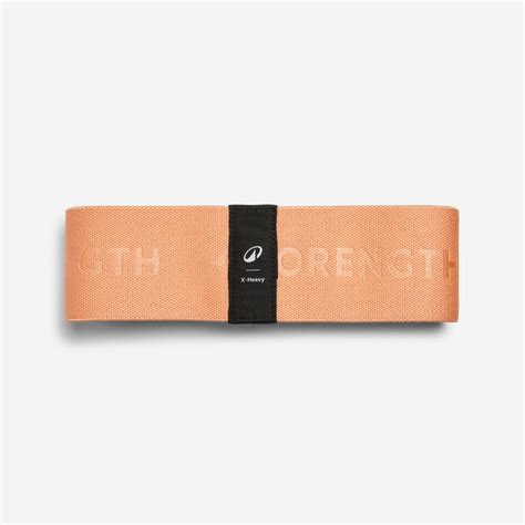 Fitness High Resistance Fabric Glute Band 30 kg - Peach Orange
