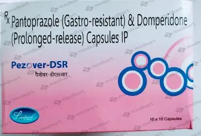 PEZOVER DSR CAPSULE 10'S : View Price, Combination and Alternatives ...