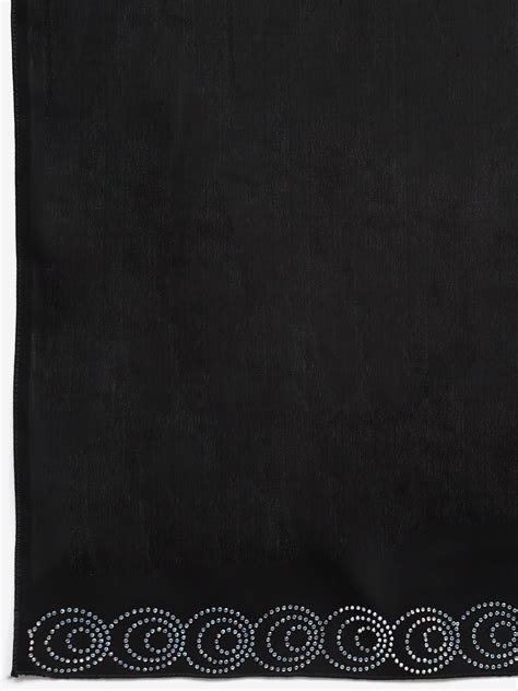 Klotthe Women Black Embellished Burqa With Scarves – KLOTTHE®