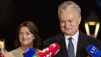 Lithuanian president is the front-runner as country heads to runoff ...