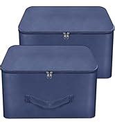 Storite 2 Pack Nylon Wardrobe Bag Underbed Moisture Proof Cloth Storage ...