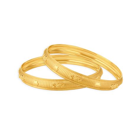 Beautiful Floral Gold Bangles