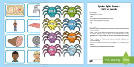 CVC Word Fishing Game