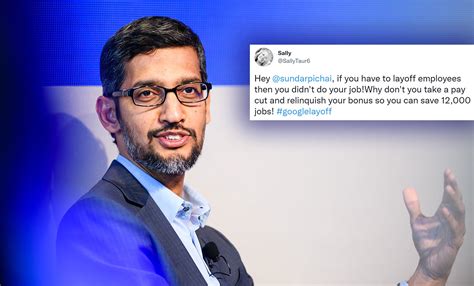 Google CEO Sundar Pichai Receives Massive Flak For Firing 12, 000 ...
