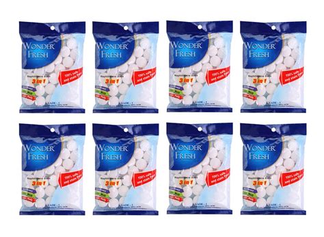 WONDER FRESH Naphthalene Balls White for Cloth Store,Insecticide,Pantry ...