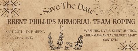 Brent Phillips Memorial Team Roping & More, 1142 E US-287, Groveton, TX ...