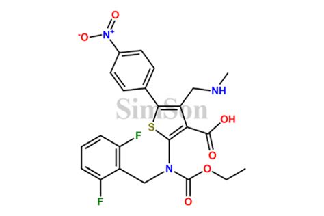 2-((2,6-difluorobenzyl)(ethoxycarbonyl)amino)-4-((methylamino)methyl)-5 ...