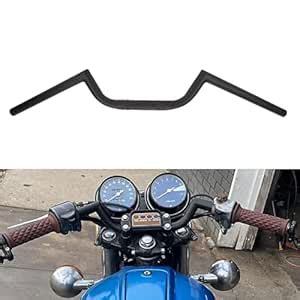 AnXin Motorcycle 7/8" Handlebar Cafe Racer Ace Clubman Style Handlebars ...