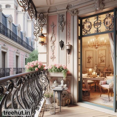 Parisian Chic Balcony Design Ideas