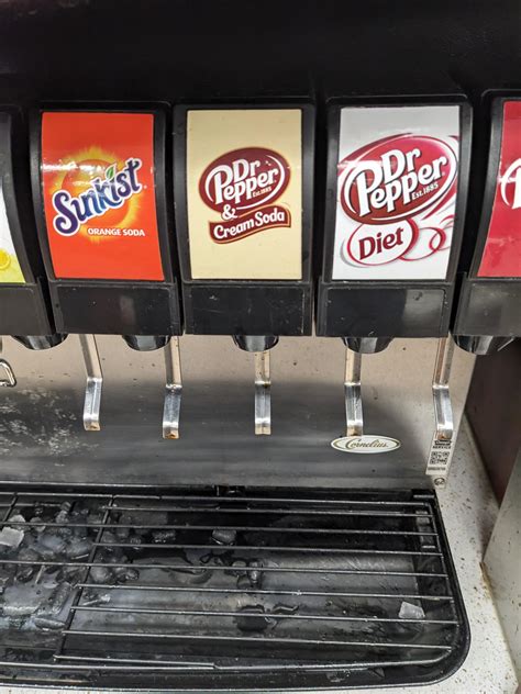 hmm, Interesting. not very often I see a Dr Pepper Flavor in a fountain ...