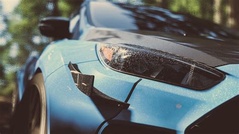 Download wallpaper 1920x1080 car, headlight, closeup, front view, blue ...