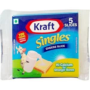 Kraft Cheese Slice - Singles, 100g Pack : Amazon.in: Grocery & Gourmet ...