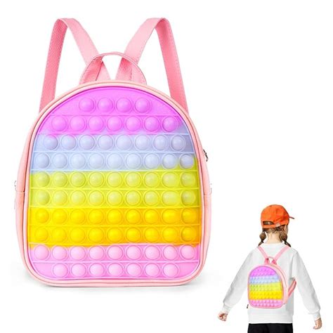 Buy Pop Backpack for Kids Pop Fidget School Book Bags Pop Fidget Toys ...
