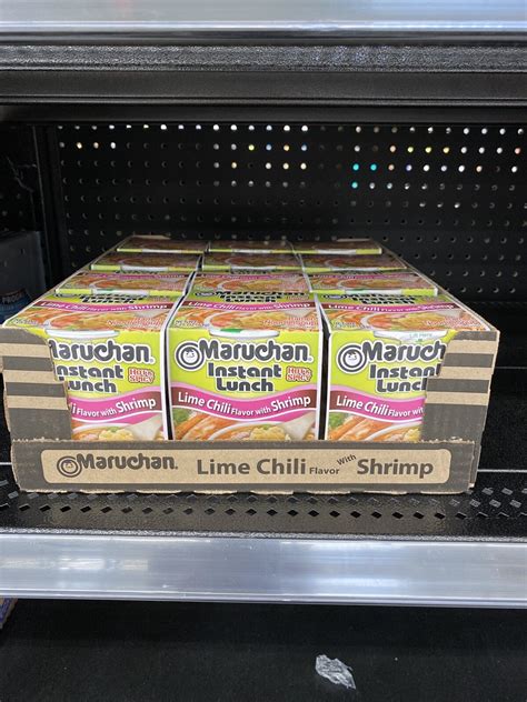 Maruchan Hot And Spicy Lime Chili Shrimp Ramen Noodle Cup Instant Lunch ...