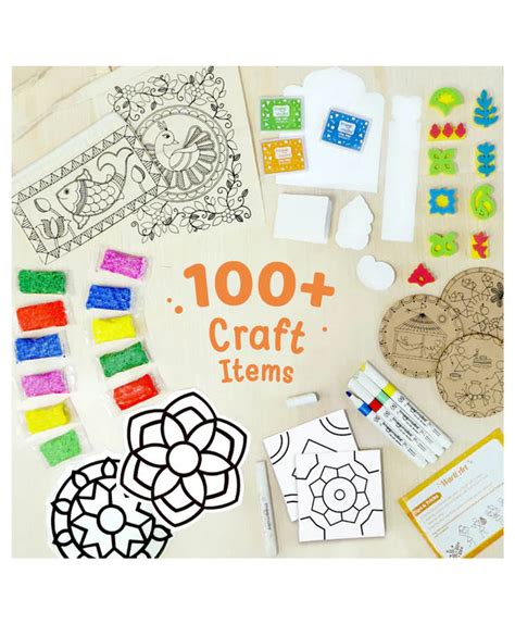 Imagimake Learn Indian Art Forms: DIY Arts and Craft Kit for Kids ...