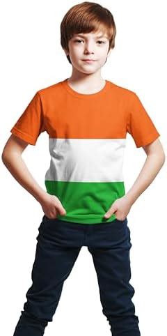 Buy VoiletR Tiranga Tshirt Kids Cotton Half Sleeve for 2 Years to 12 ...