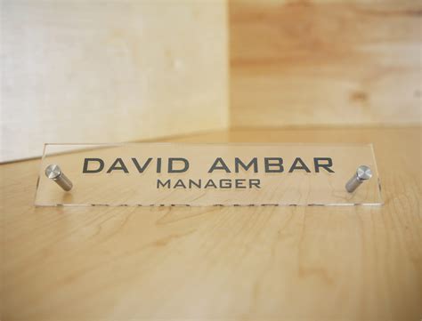 Buy Printex Design - Personalized Office DESK Name Plate & Sign. Modern ...