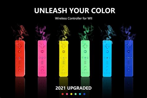 Buy Yosikr Wii Controller 4 Pack, Wii Remote Controller with Silicone ...