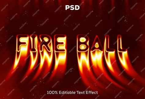 Premium PSD | A poster for the fireball event that is on fire and the ...