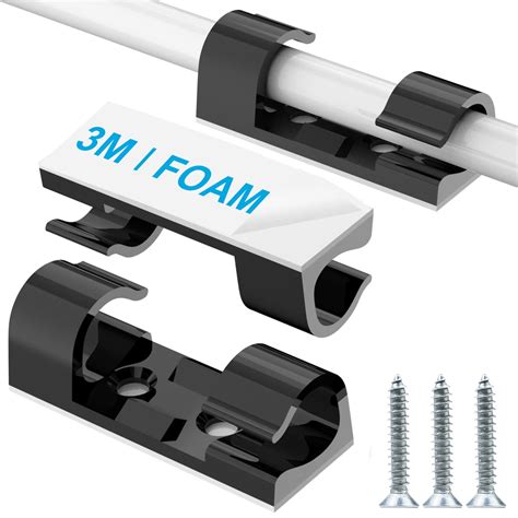 Tidyhelper Wire Clips Black Large 26pcs Heavy Duty Extension Cord ...