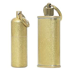 PPFISH Mini Brass Lighter - EDC Peanut Lighter Keychain - Waterproof ...